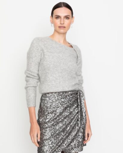 Dawa sequin skirt - Silver