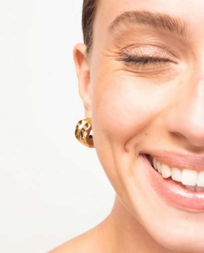 The Small double hoops - Gold