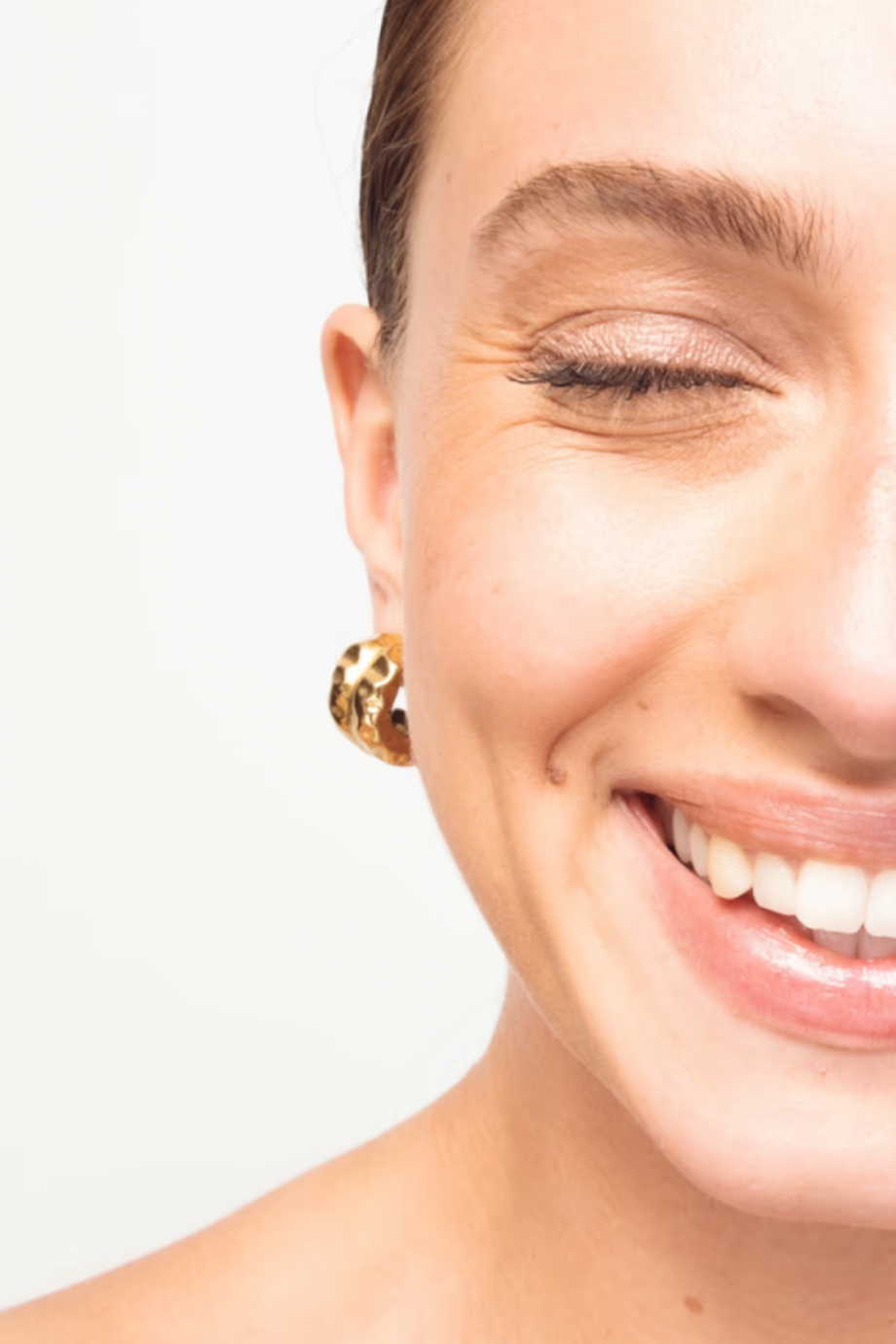 The Small double hoops - Gold