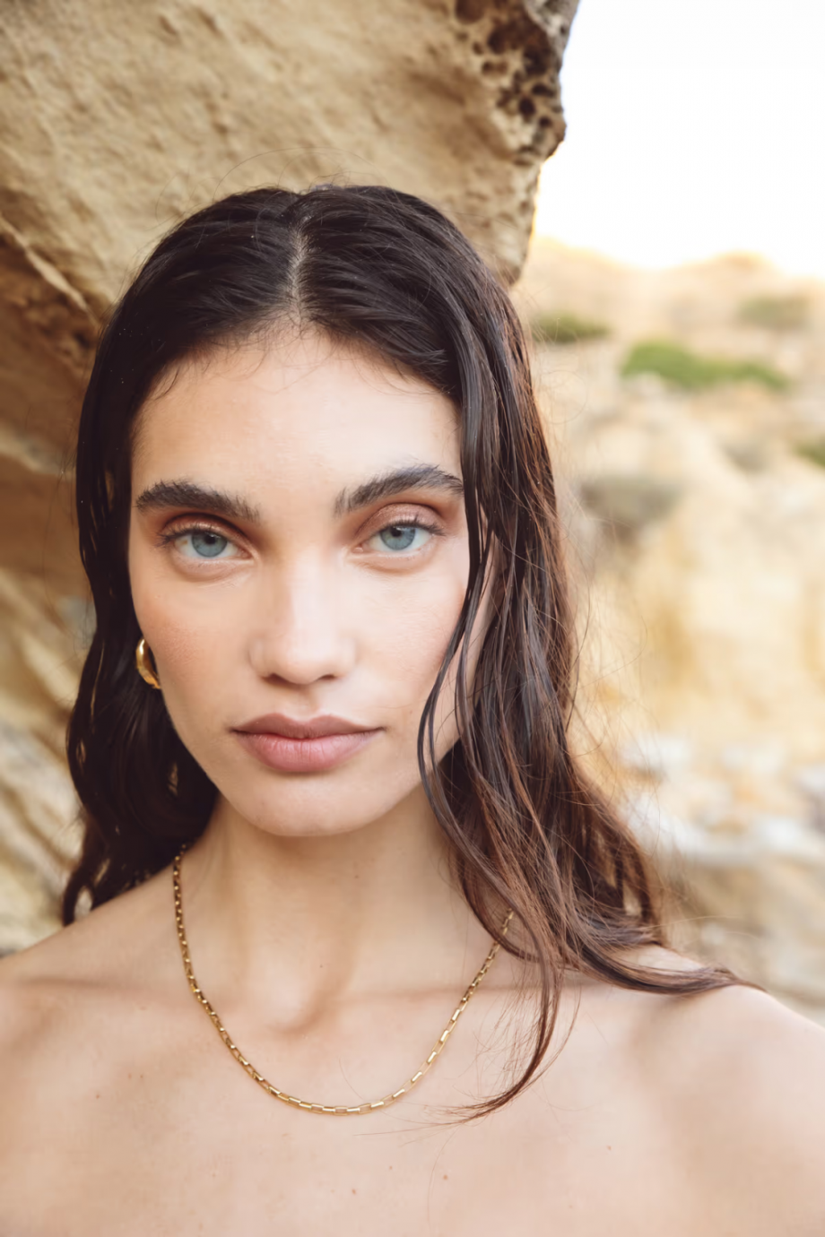 The Square necklace - Gold