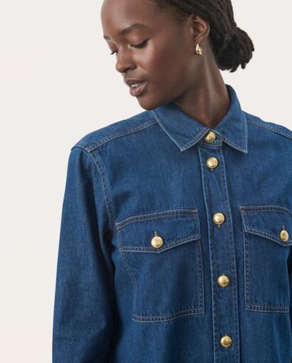 Paya shirt - Dark vintage denim