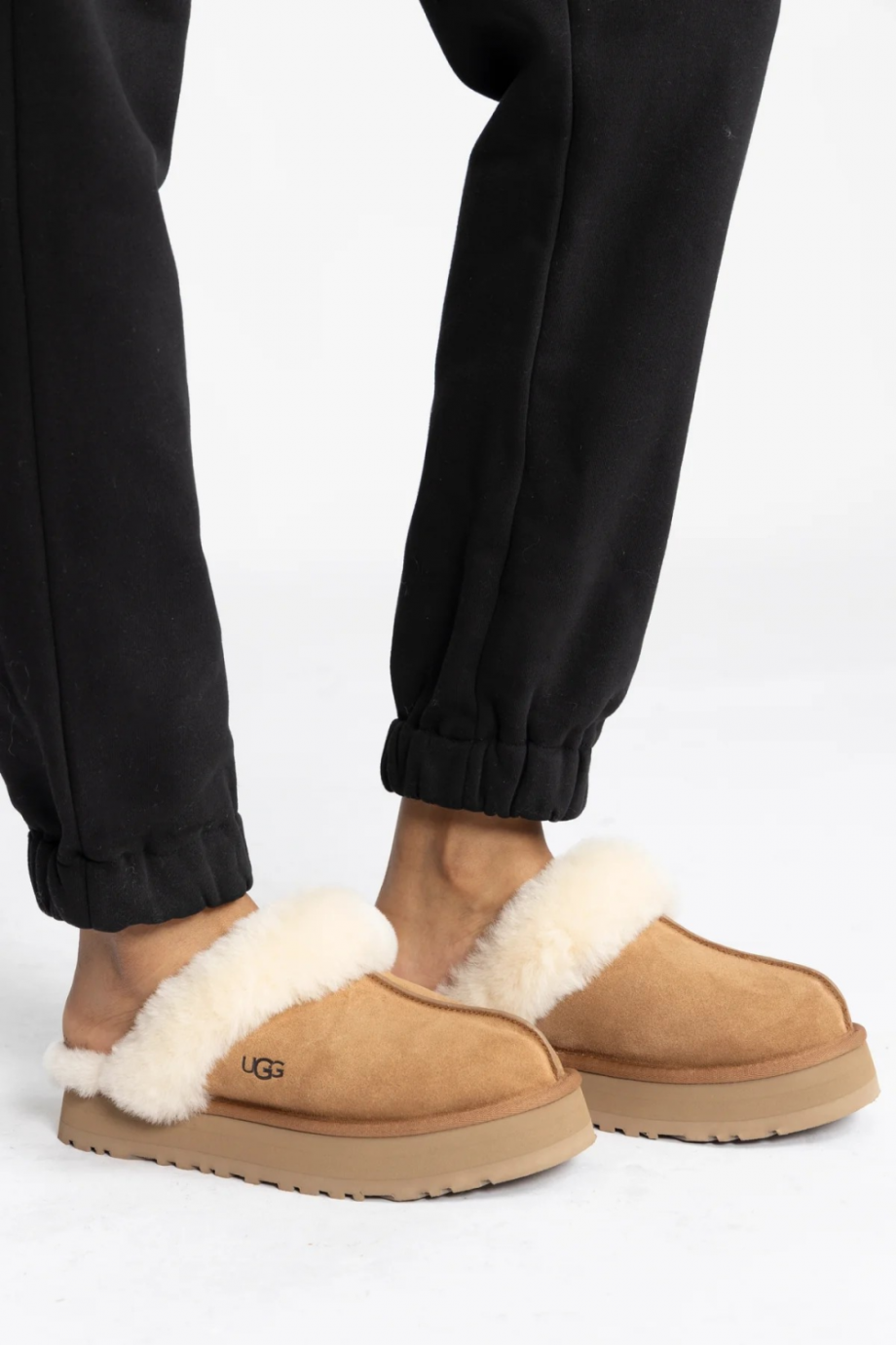 Disquette slipper - Chestnut