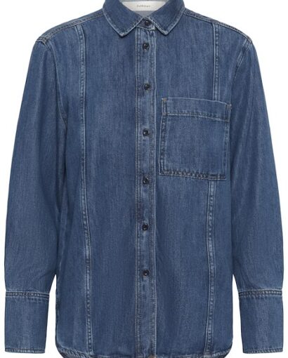 Sophina classic shirt - Washed denim