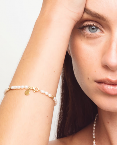 The Pearl bracelet - Gold