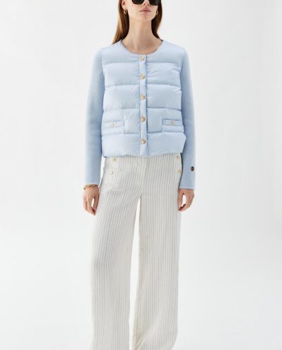 Iva down jacket - Ice blue