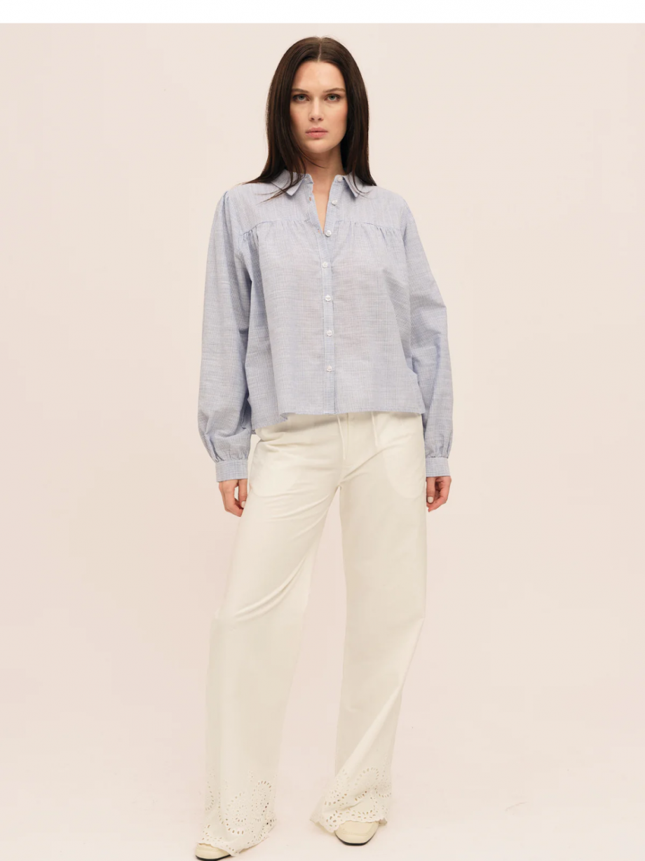 Mai blouse - Blue stripe