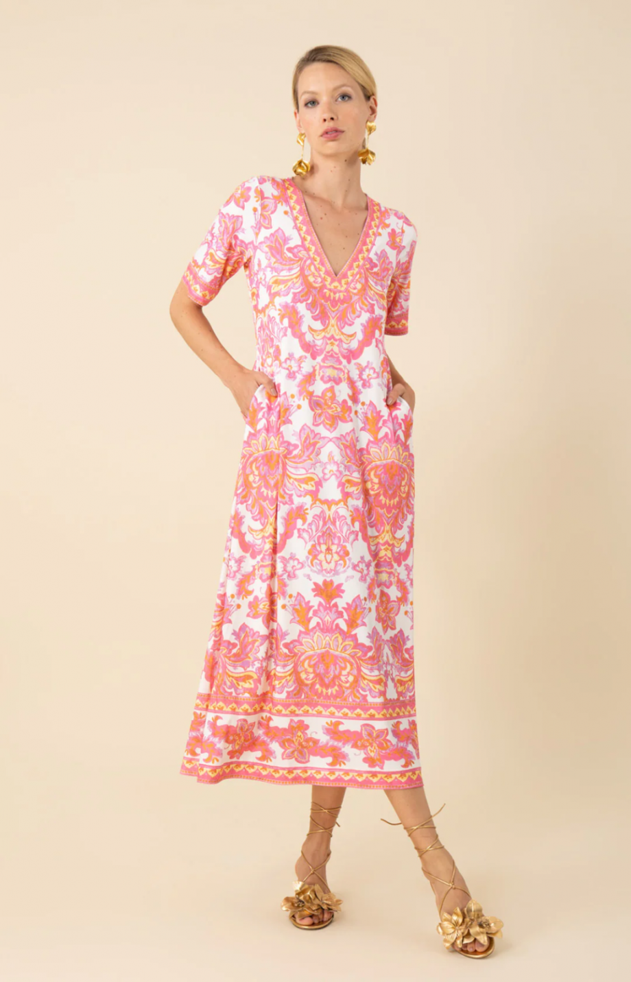 Bethany maxi dress - Pink