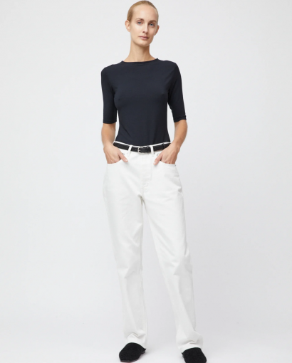 Modal midi sleeve - Jet black