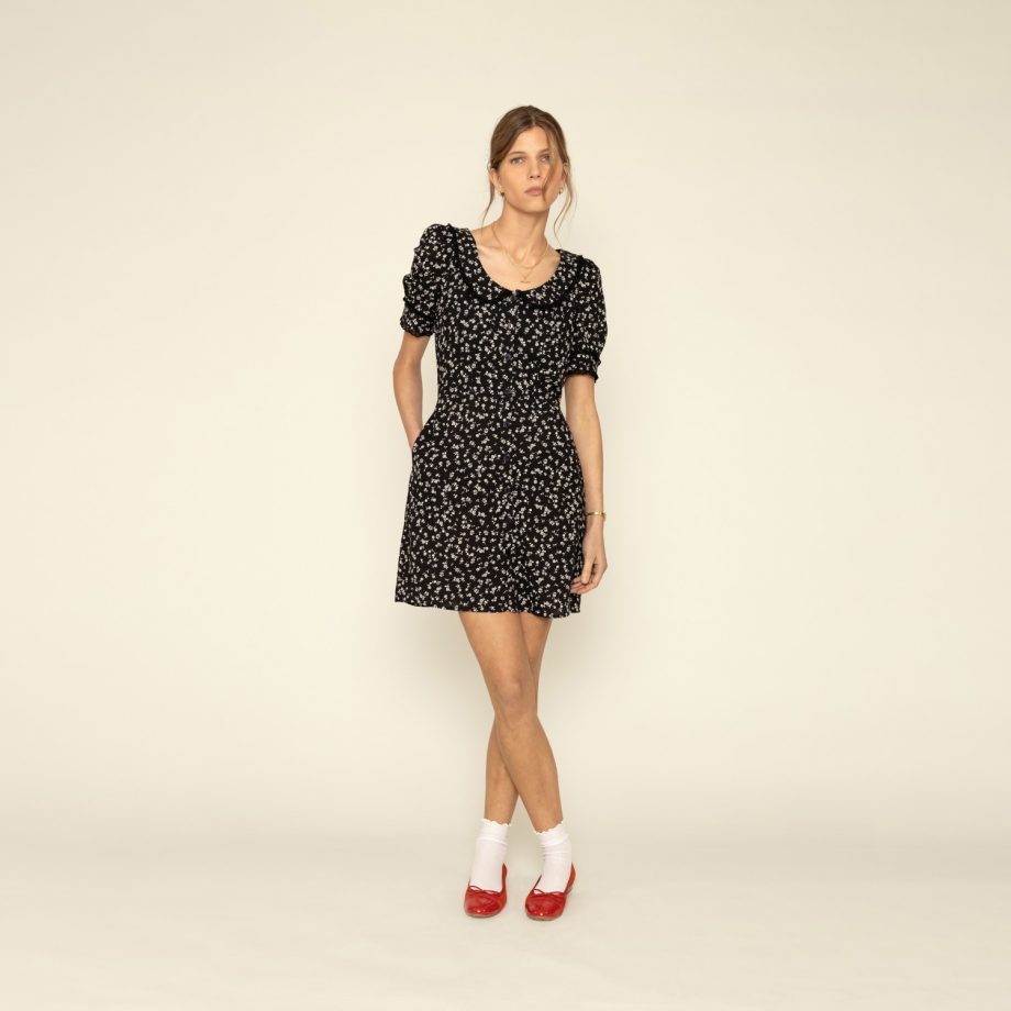 Meri bloom dress - Black
