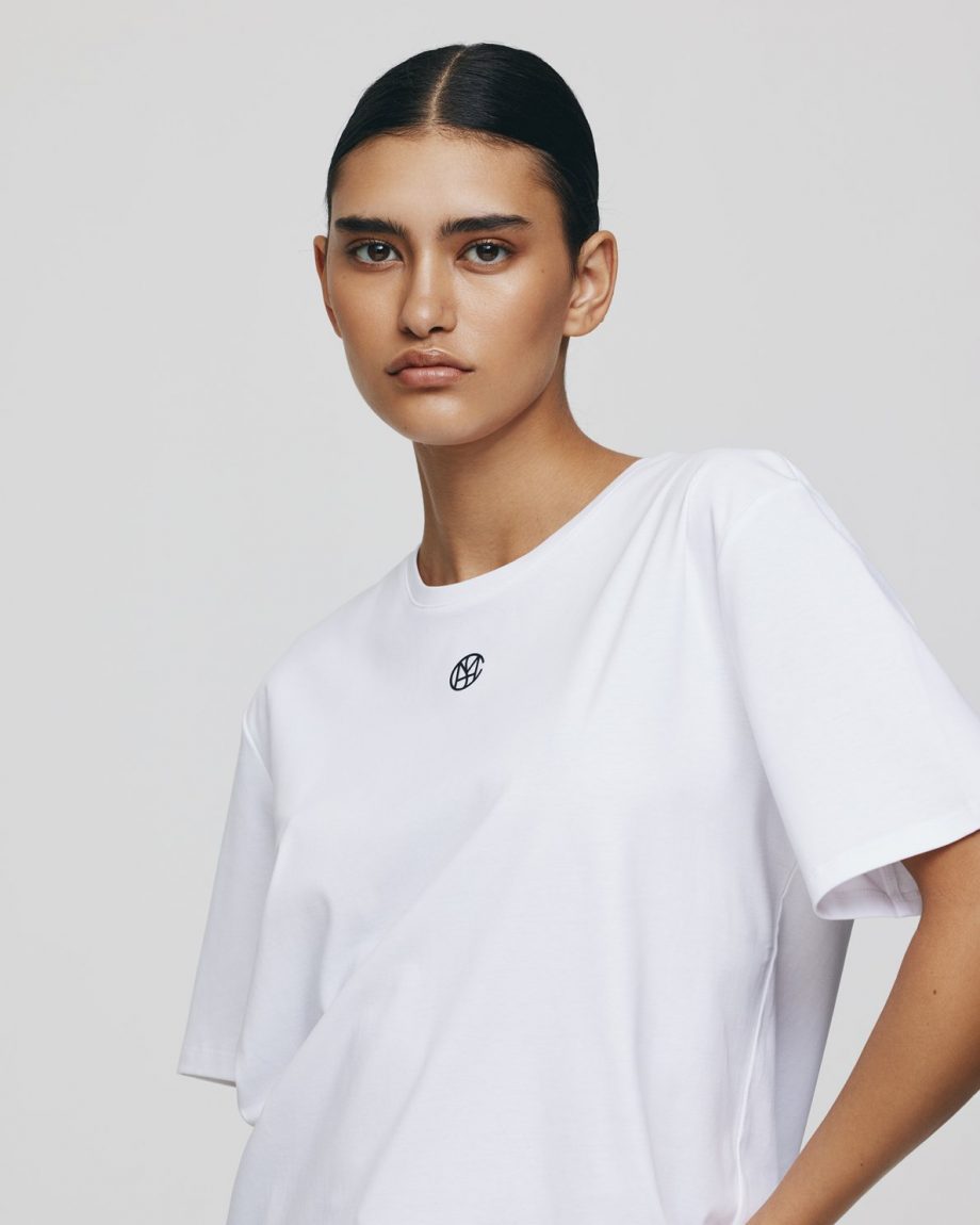 Melea Icon tee - White/black