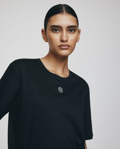 Melea Icon tee - Black/white