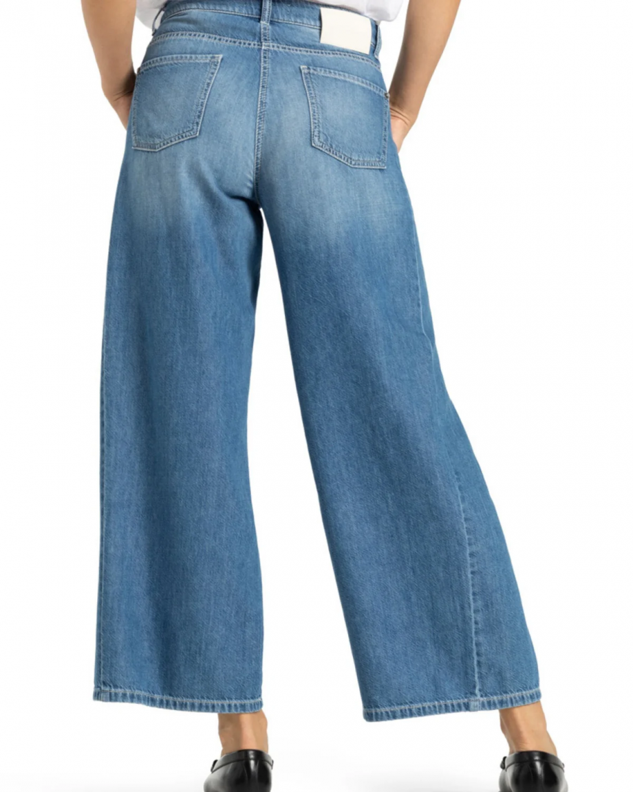 Palazzo patch cropped - Drapy contrast