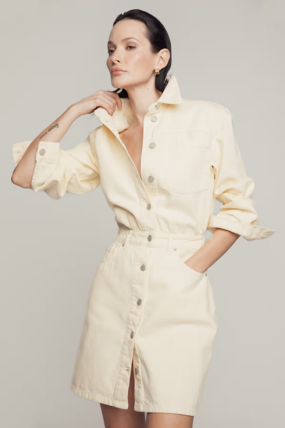 Lucienne dress - Light yellow