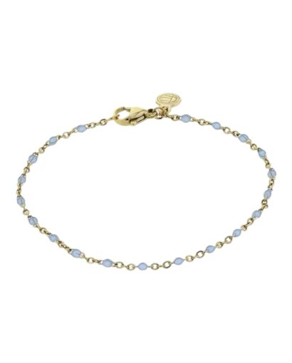 The blue bead bracelet - Light blue