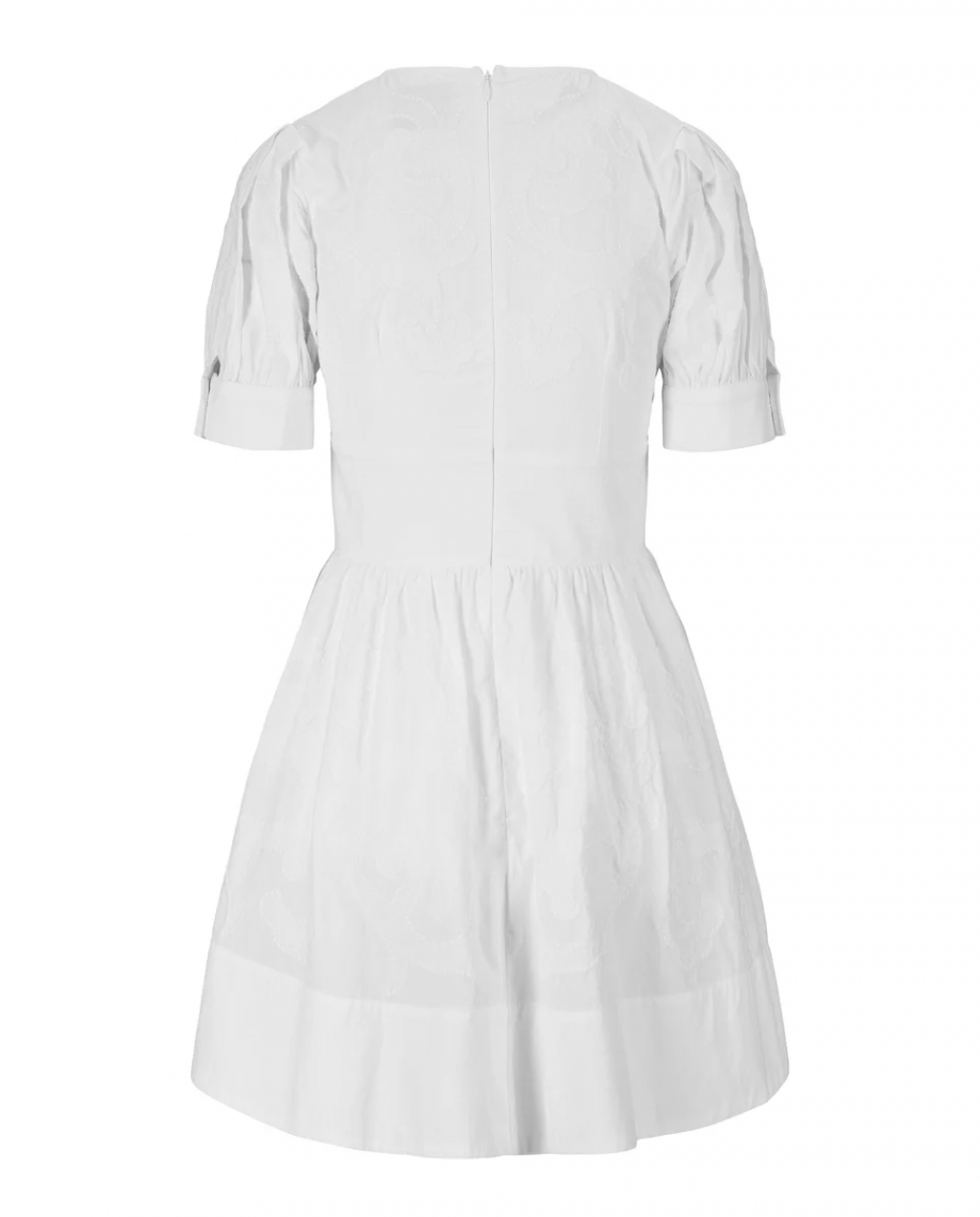 Zenda EMB dress - White