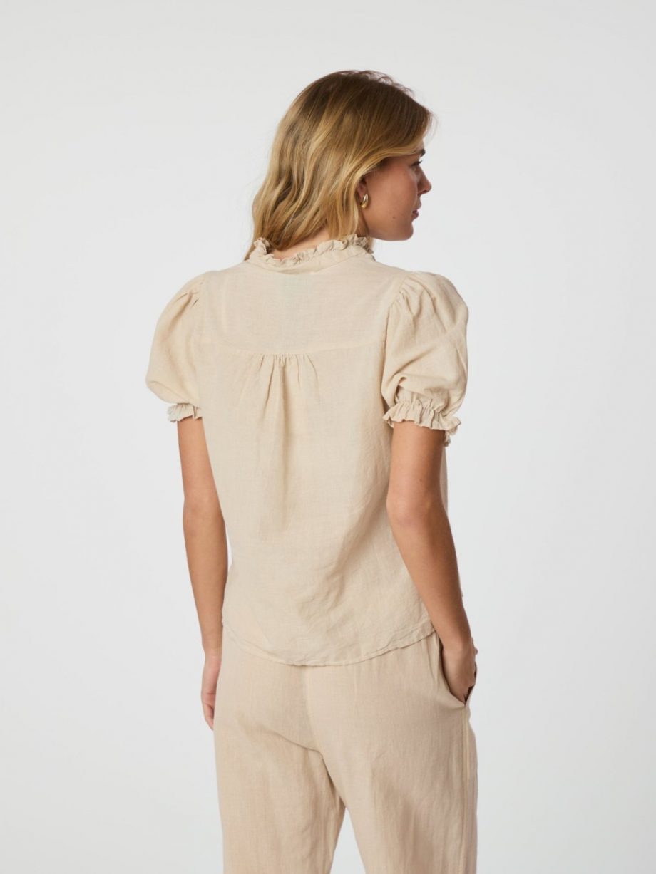 Odesa Linen Blouse  - Sand