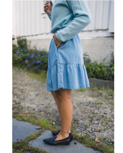 Pernille HW skirt - Light blue wash