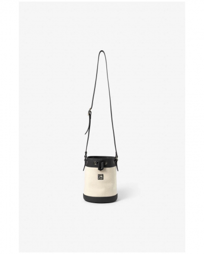 Canvas bucket bag - Black