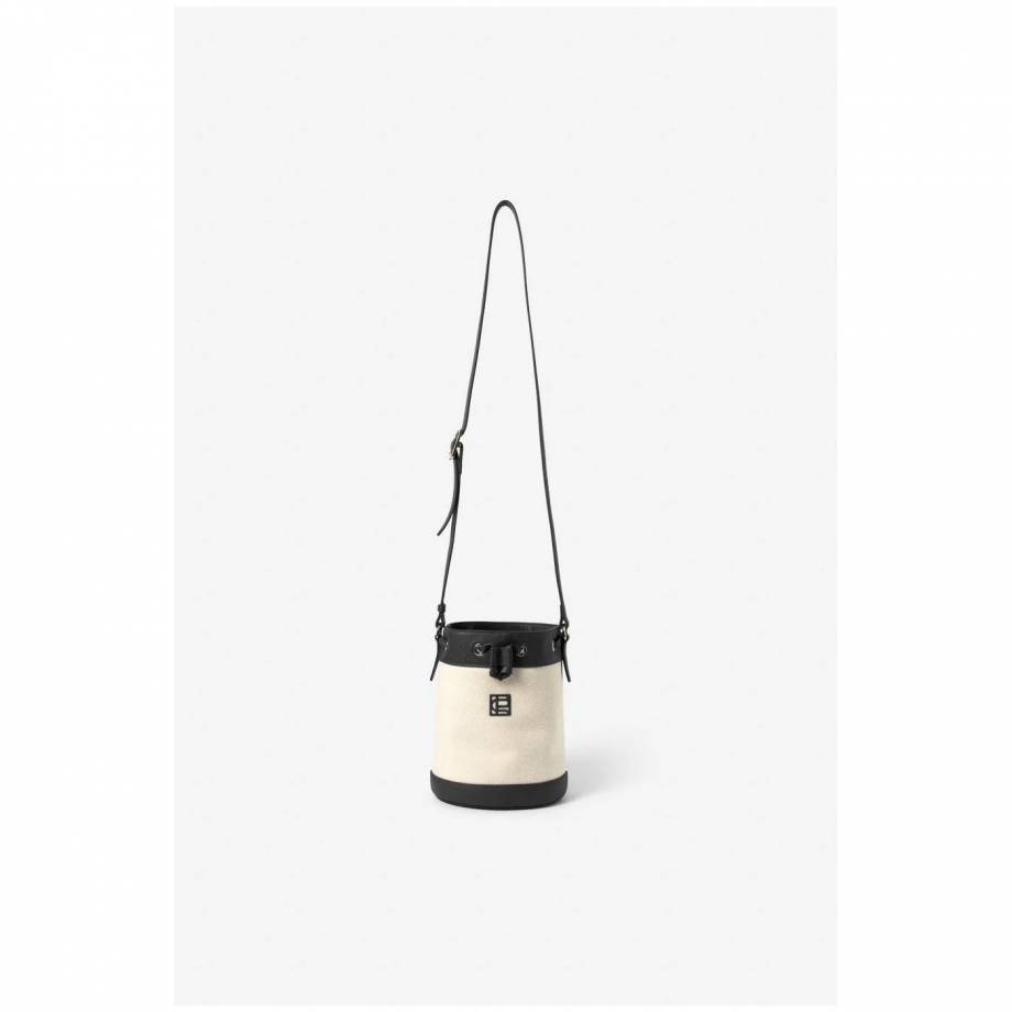 Canvas bucket bag - Black