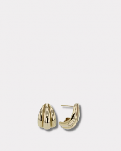The coral earrings - Gold