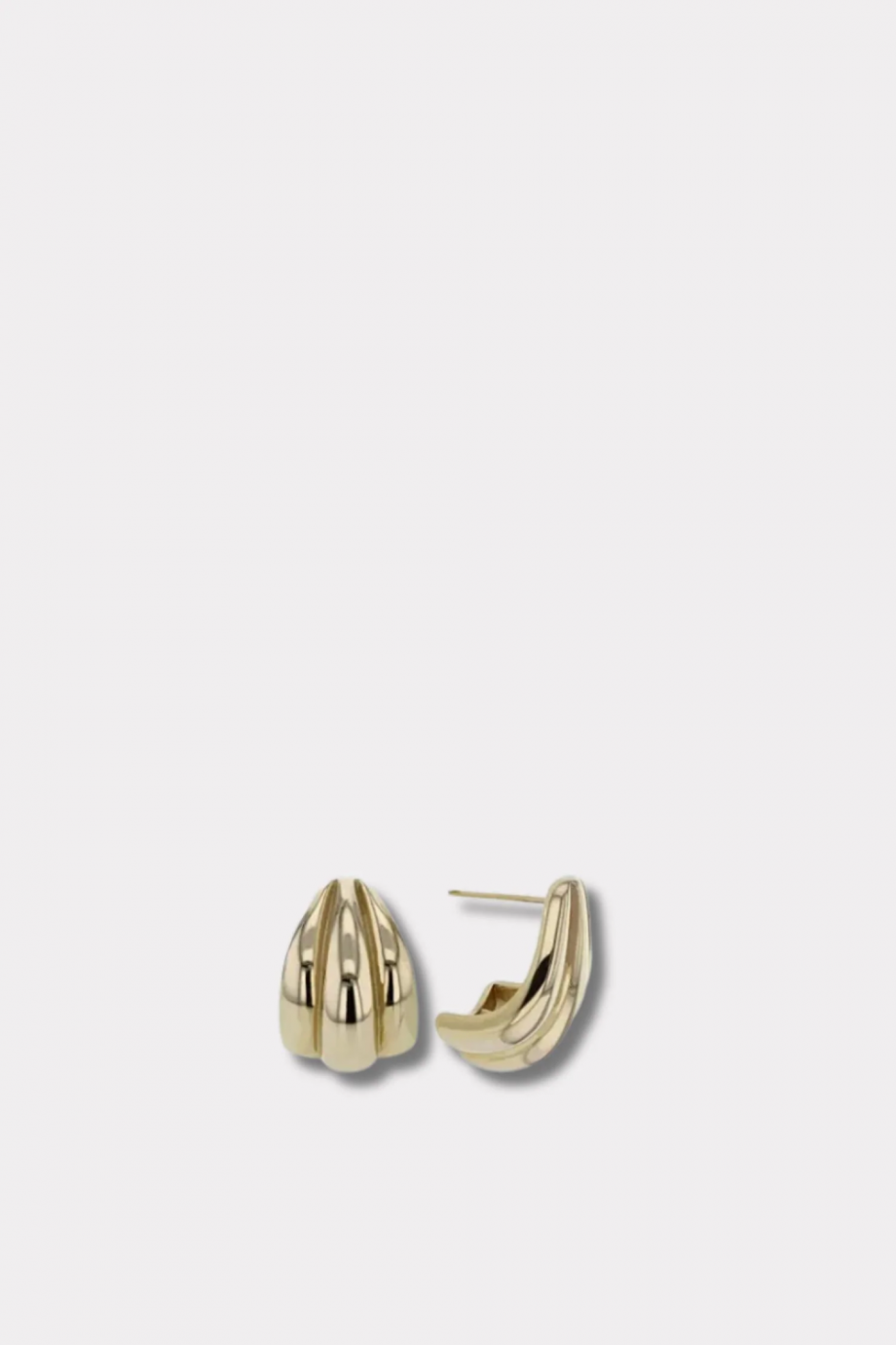 The coral earrings - Gold