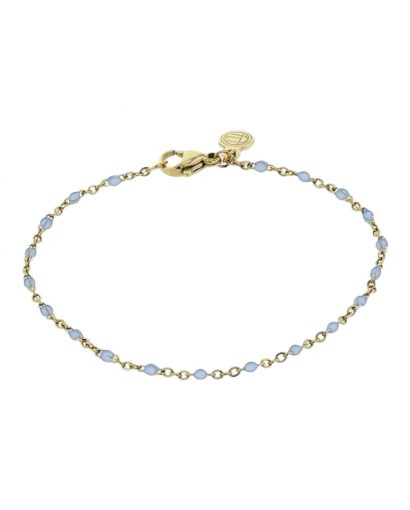 The blue bead bracelet - Light blue