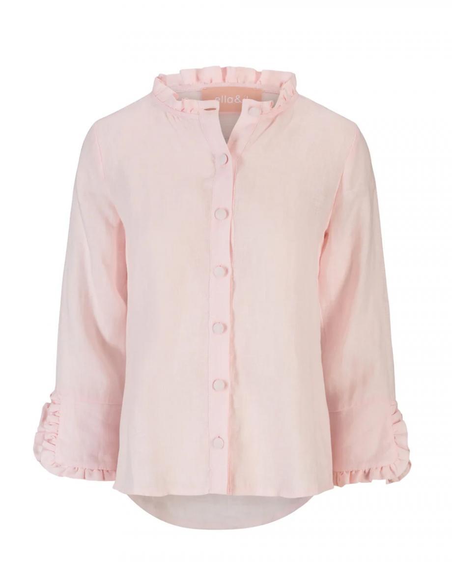 Clarion linen shirt - Festival bloom