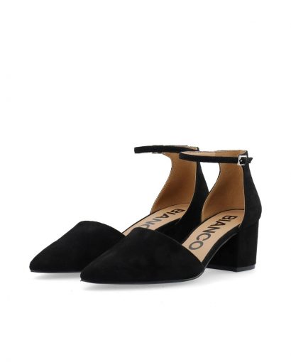 BiaDevided pump micro suede - Black
