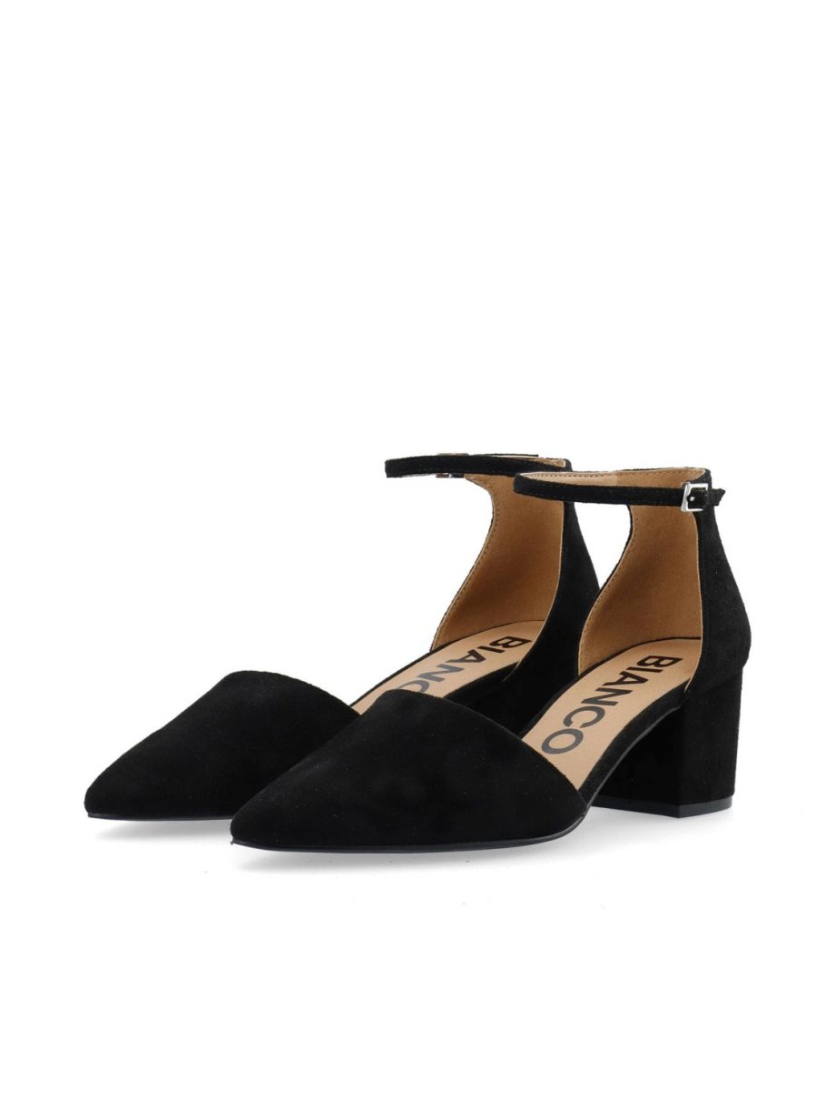 BiaDevided pump micro suede - Black