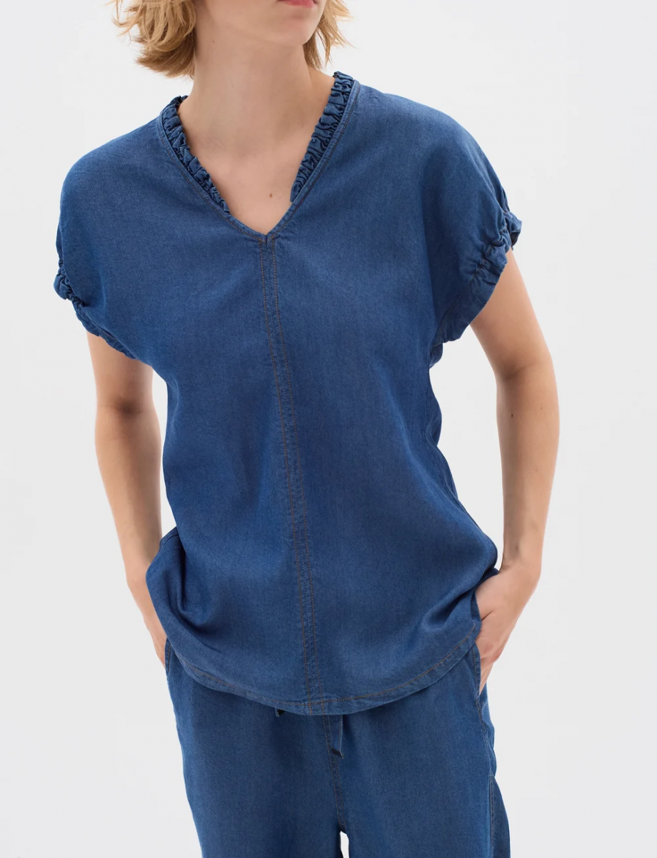 Rachel top - Medium blue