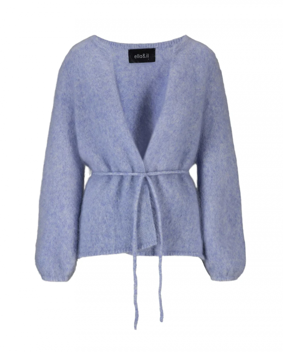 Fredrikke chunky cardigan - Kentucky blue