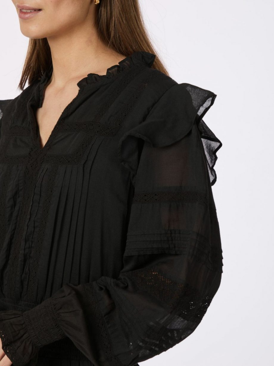 Aran S voile dress - Black