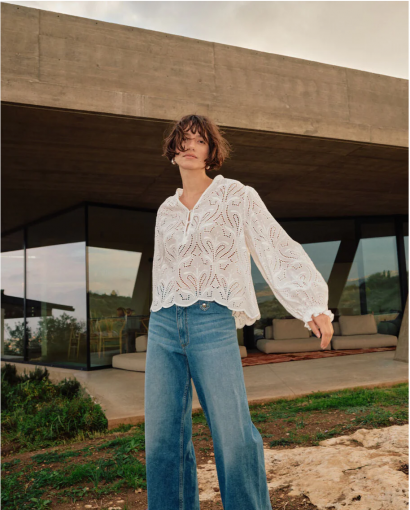 Tazzin Caza blouse - White