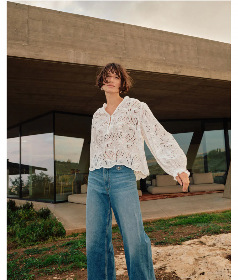 Tazzin Caza blouse - White