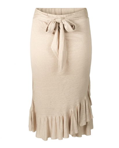 Jae Linen Skirt - Beige