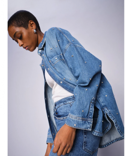 Emme Marine shirt - Mid blue