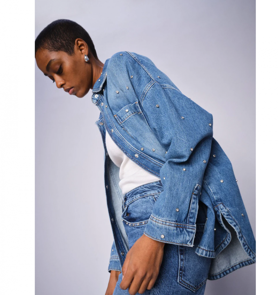 Emme Marine shirt - Mid blue