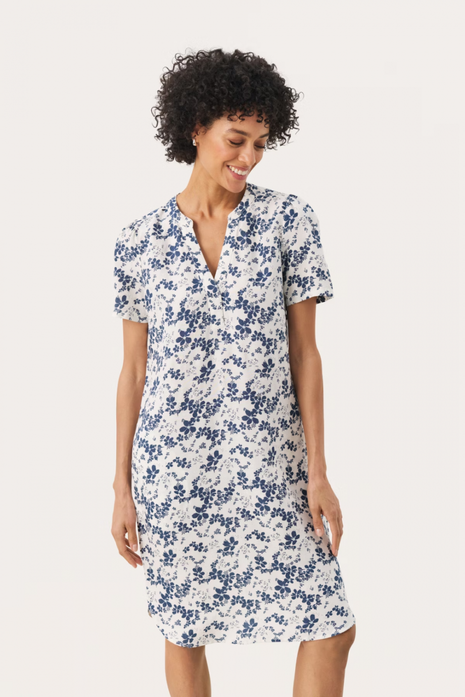 Aminase dress - Oceana contrast flower