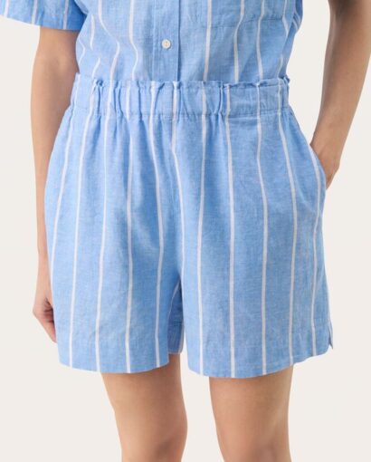 Rigge shorts - Marina blue/white