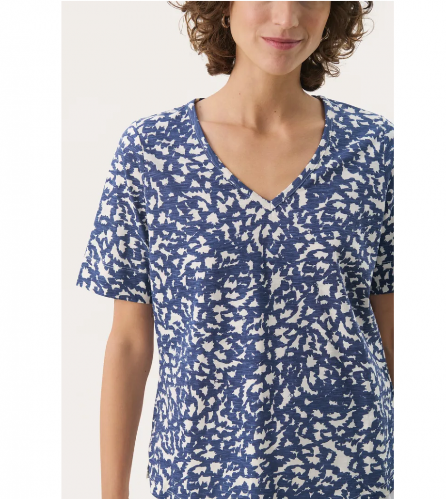 Curlia T-shirt - Oceana graphic print