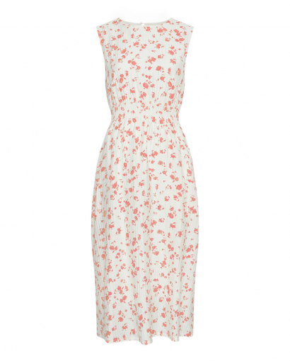 Falisha SL dress AOP - Rose red flower