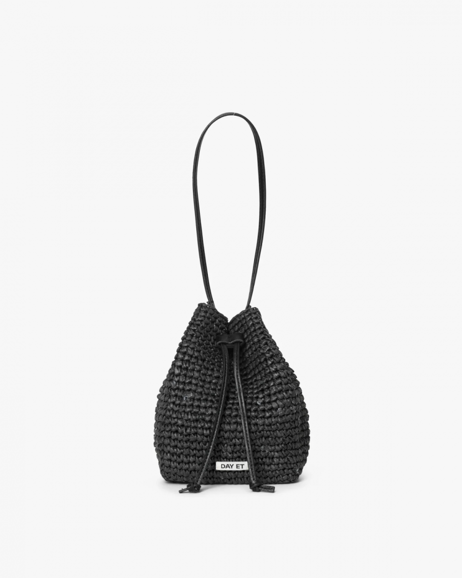 Straw bucket - Black