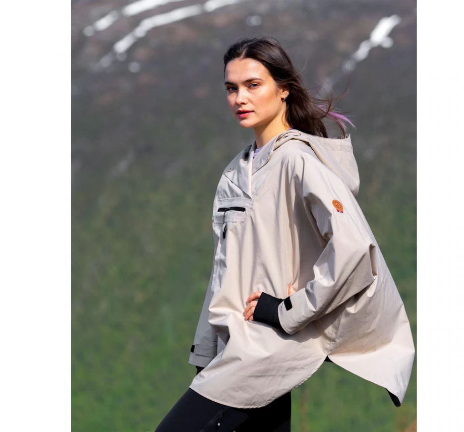Regn Poncho - Sand