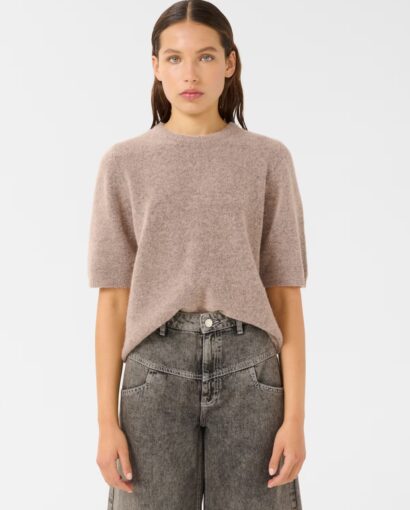Alpha ss tee - Rose dust mel