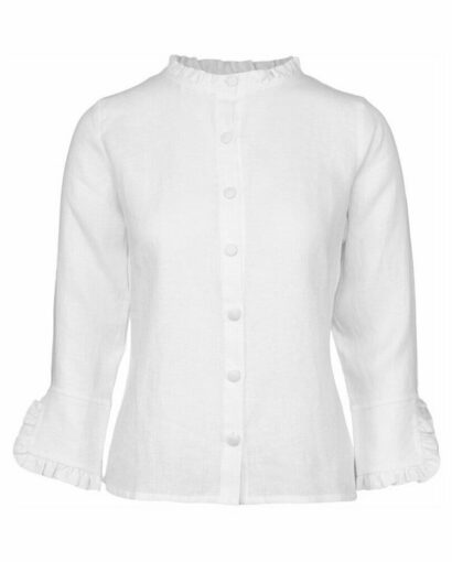 Clarion linen shirt - White