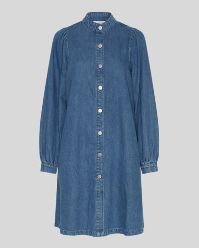 Rylan Elena Dress - Mid blue Wash
