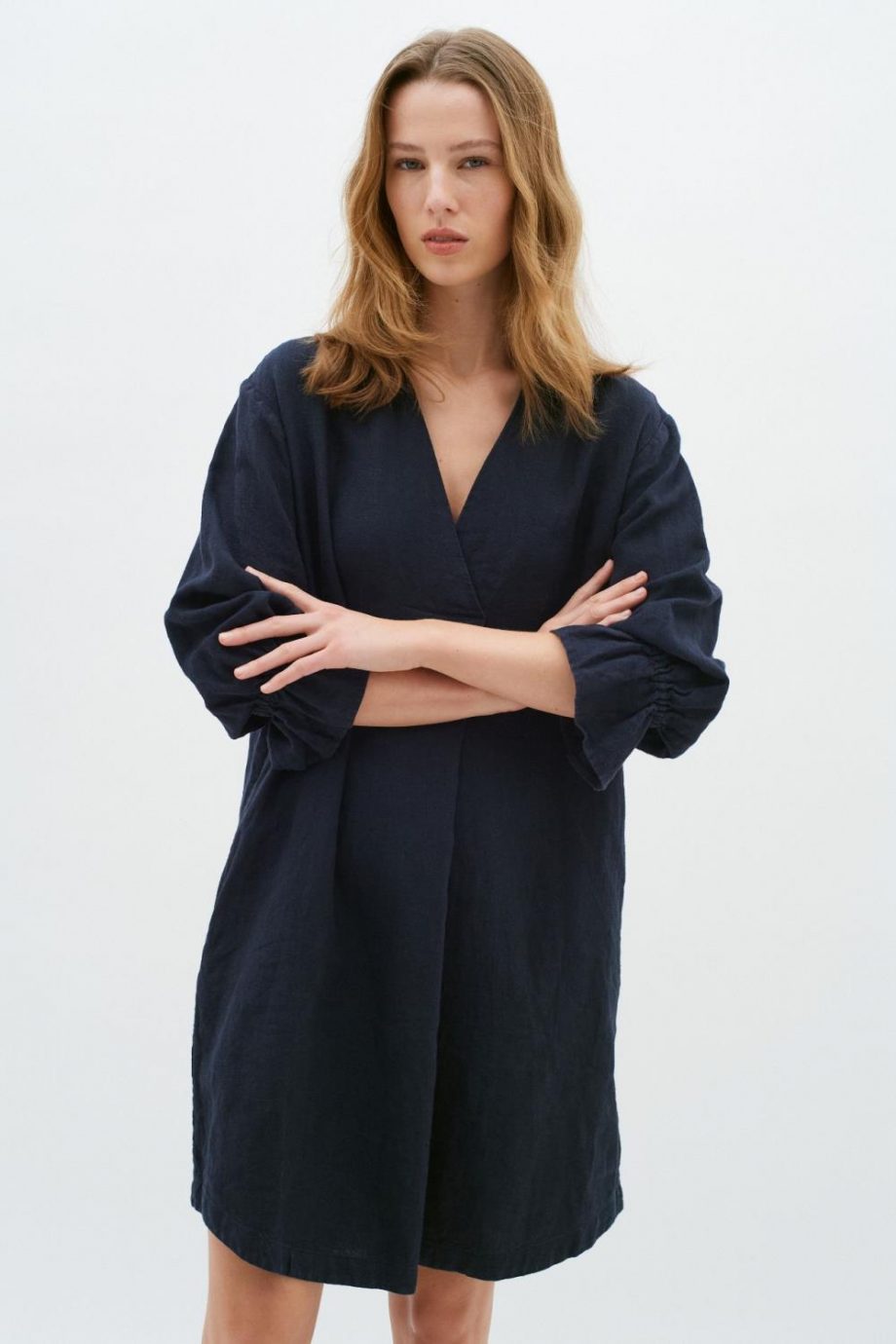 Peg dress - Marine blue