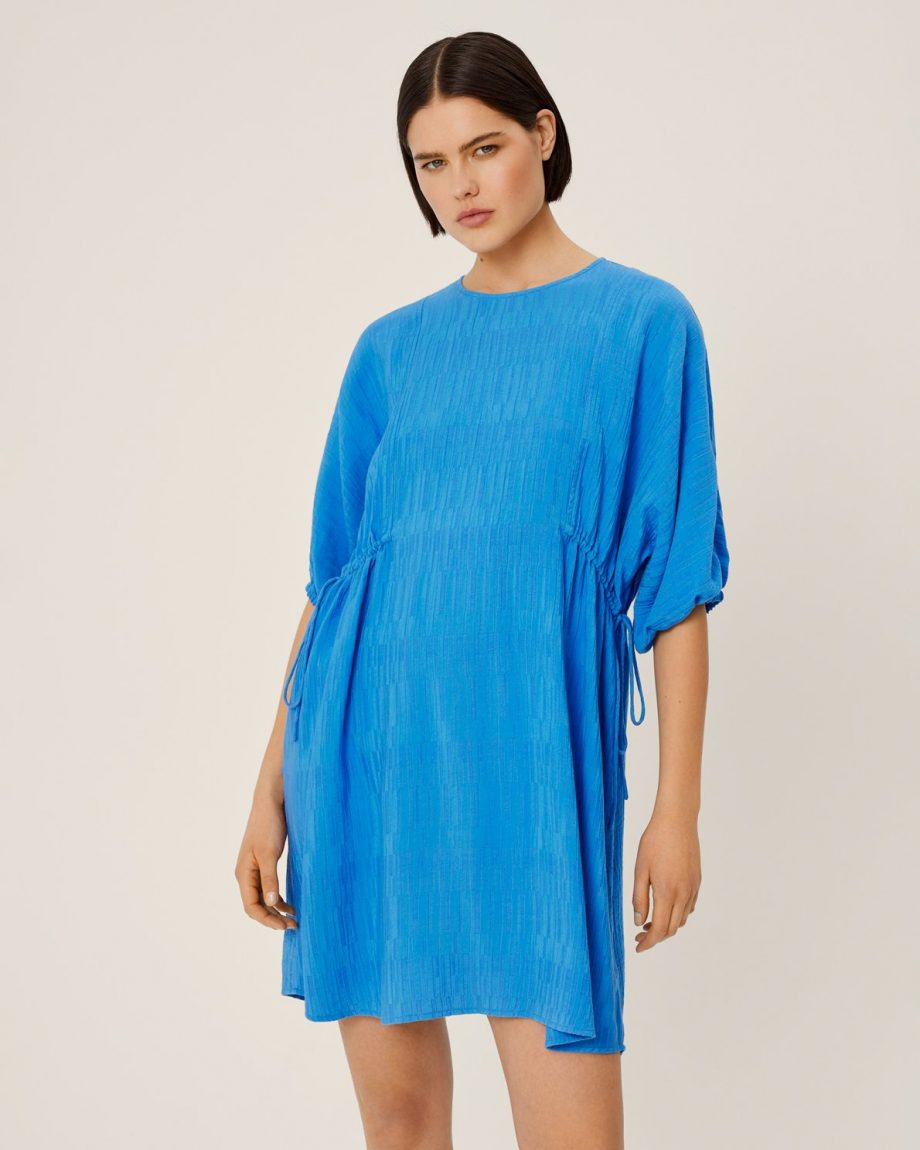 Amalia 3/4 dress - Regatta blue
