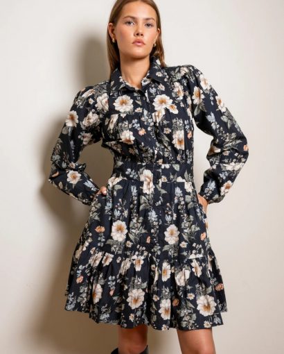 Vicky Dress - Antique Black