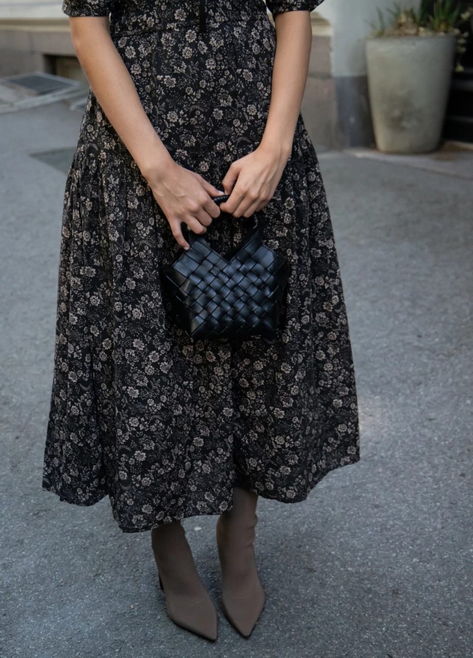 Madison Dress - Beige Botanic